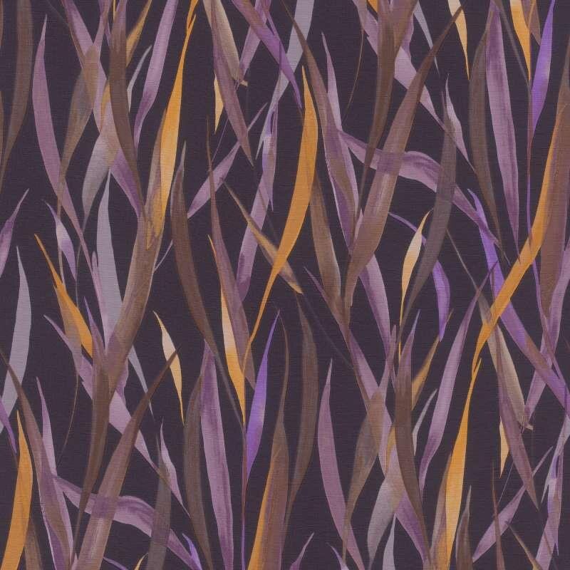 Tapete Braun, Lila, Flieder Rasch Vliestapete (330243)