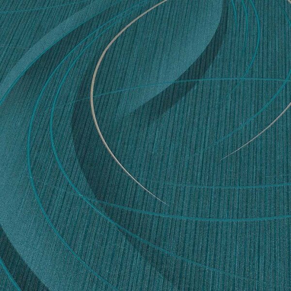 Tapete Blau, Grün, Petrol Guido Maria Kretschmer Vliestapete (1021819)