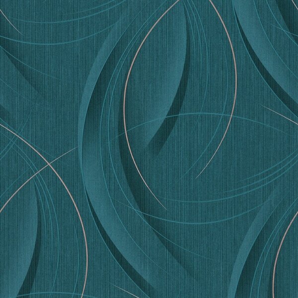 Tapete Blau, Grün, Petrol Guido Maria Kretschmer Vliestapete (1021819)