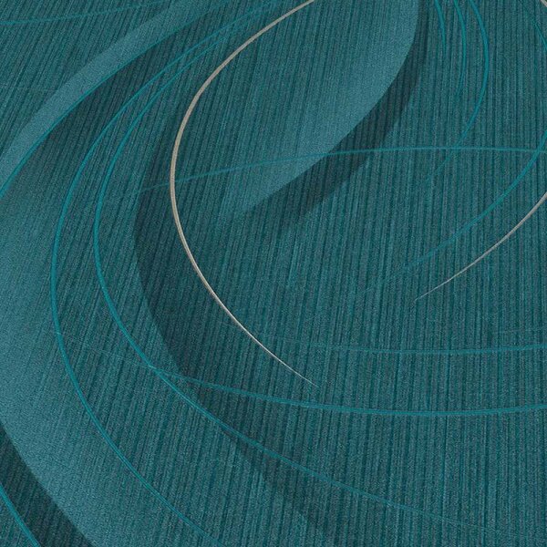 Tapete Blau, Grün, Petrol Guido Maria Kretschmer Vliestapete (1021819)