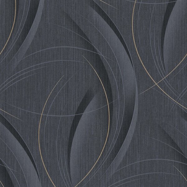 Tapete Schwarz, Anthrazit Guido Maria Kretschmer Vliestapete (1021815)