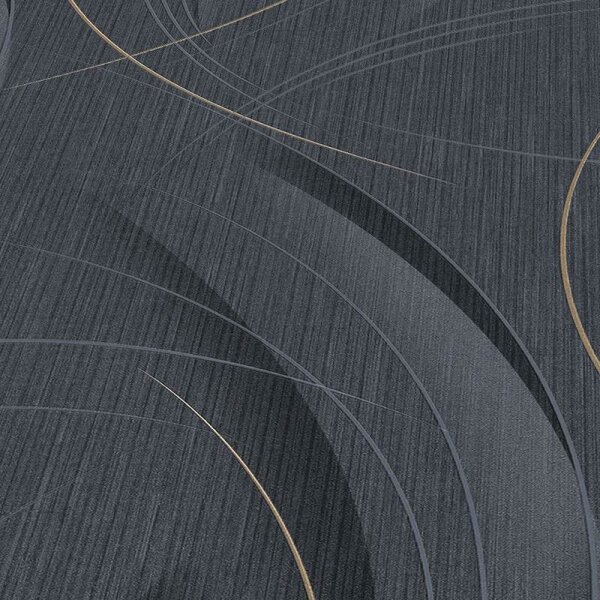 Tapete Schwarz, Anthrazit Guido Maria Kretschmer Vliestapete (1021815)