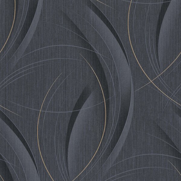 Tapete Schwarz, Anthrazit Guido Maria Kretschmer Vliestapete (1021815)