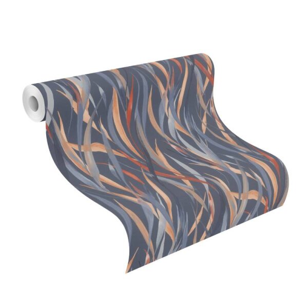 Tapete Blau, Braun Rasch Vliestapete (330236)