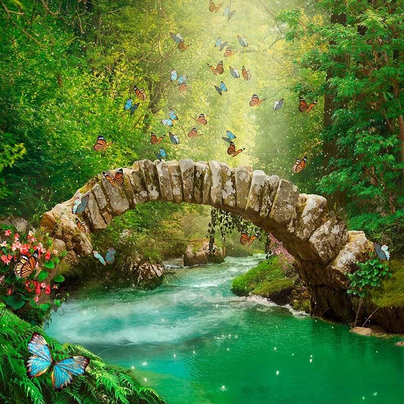 Digitaldruck-Tapete Grün Harald Glööckler (33424)