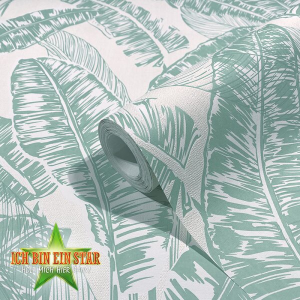 Tapete Grün, Weiß Harald Glööckler Vliestapete (33420)