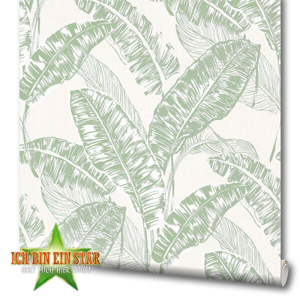 Tapete Grün, Weiß Harald Glööckler Vliestapete (33420)