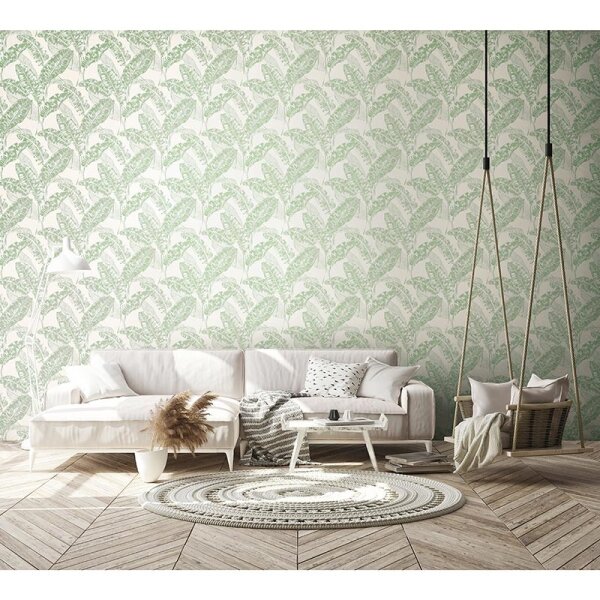 Tapete Grün, Weiß Harald Glööckler Vliestapete (33420)