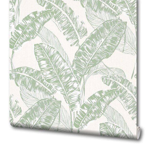 Tapete Grün, Weiß Harald Glööckler Vliestapete (33420)