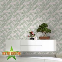 Tapete Gr&uuml;n, Wei&szlig; Harald Gl&ouml;&ouml;ckler...