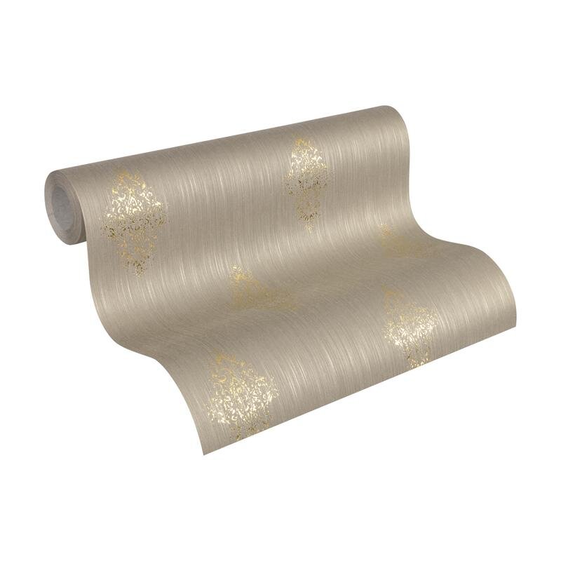 Tapete Braun Architects Paper Textiltapete (319463)