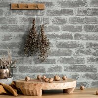 Tapete Grau, Silber Loft Story Vliestapete (92503)