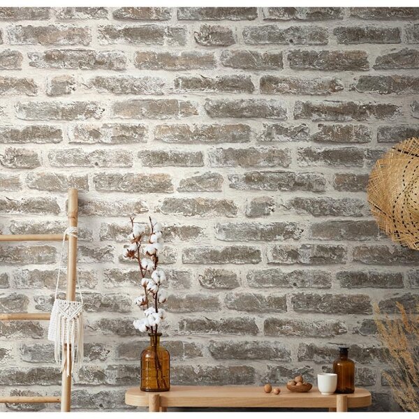 Tapete Beige, Creme Loft Story Vliestapete (92502)