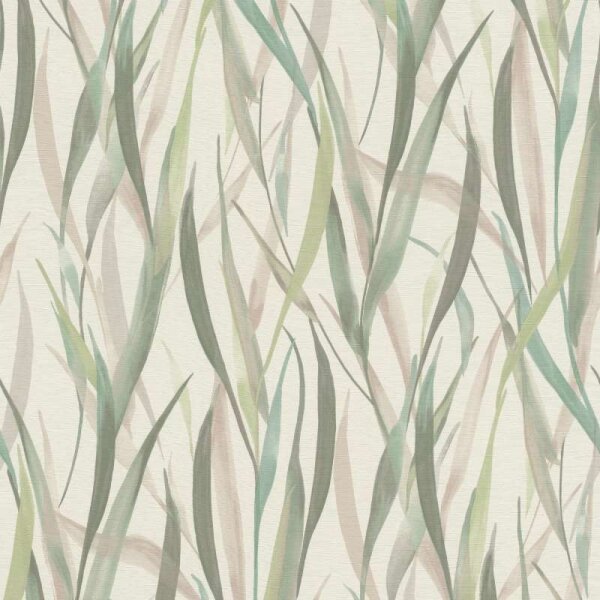 Tapete Beige, Creme, Grün Rasch Vliestapete (330212)