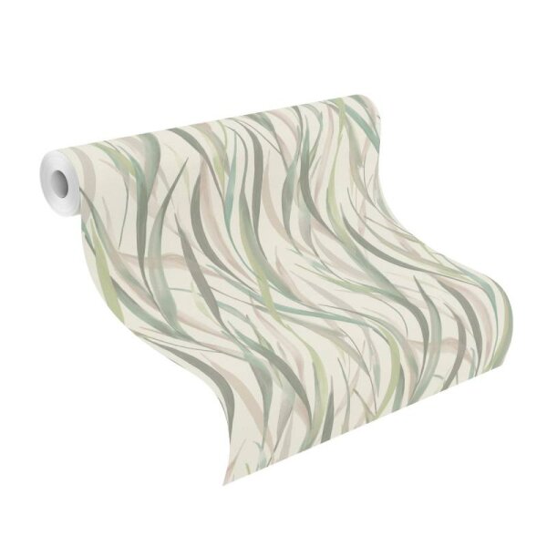 Tapete Beige, Creme, Grün Rasch Vliestapete (330212)