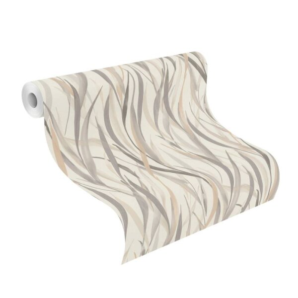 Tapete Beige, Creme, Grau Rasch Vliestapete (330205)