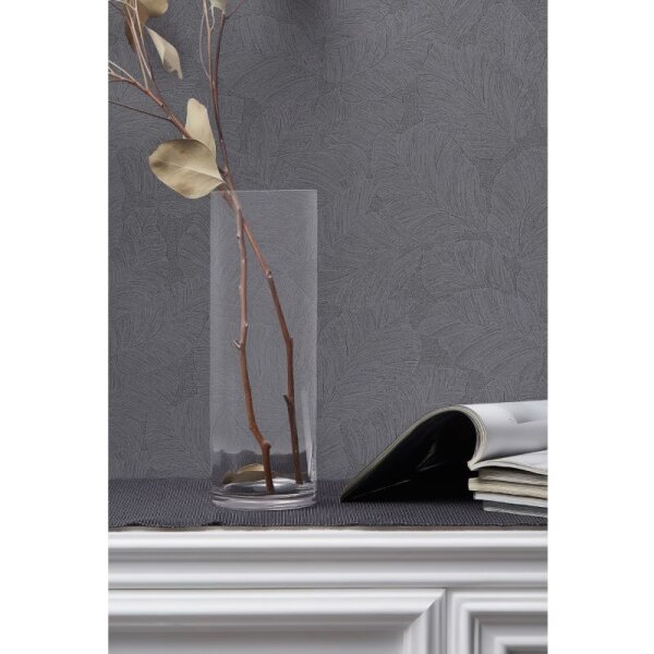 Vliestapete Floral Modern, Natur, Romantisch in Anthrazit Marburg (57954)