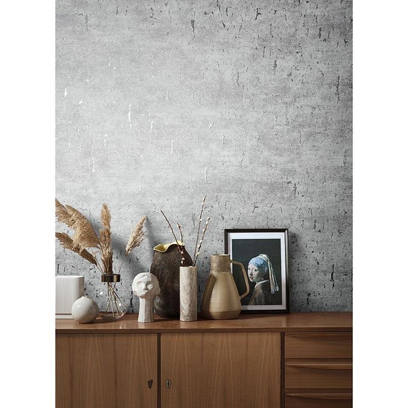 Tapete Grau, Silber Marburg Vliestapete (85766)