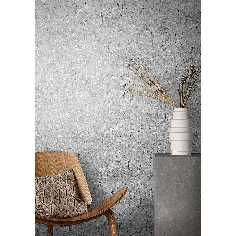 Tapete Grau, Silber Marburg Vliestapete (85766)