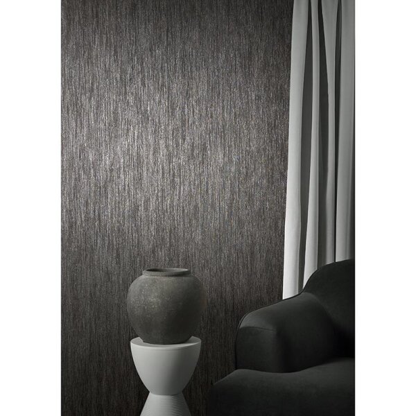 Tapete Schwarz, Anthrazit Marburg Vliestapete (85762)