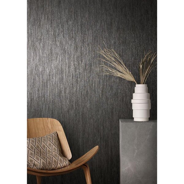 Tapete Schwarz, Anthrazit Marburg Vliestapete (85762)