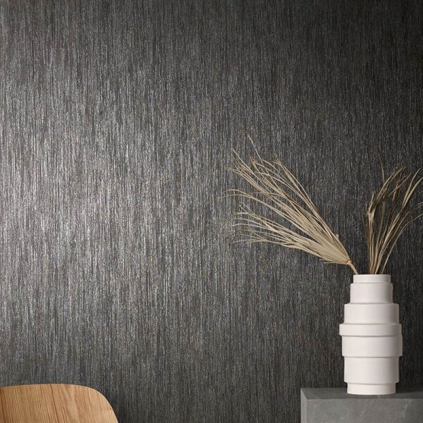 Tapete Schwarz, Anthrazit Marburg Vliestapete (85762)