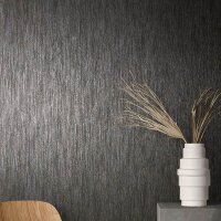 Tapete Schwarz, Anthrazit Marburg Vliestapete (85762)