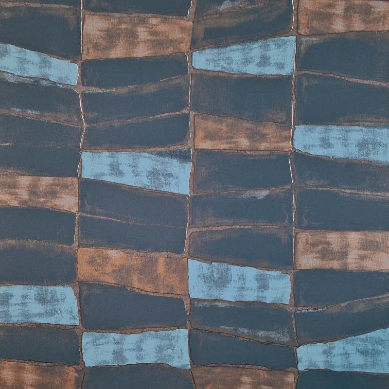 Tapete Blau, Petrol, Kupfer SALE Marburg Vliestapete (31224)