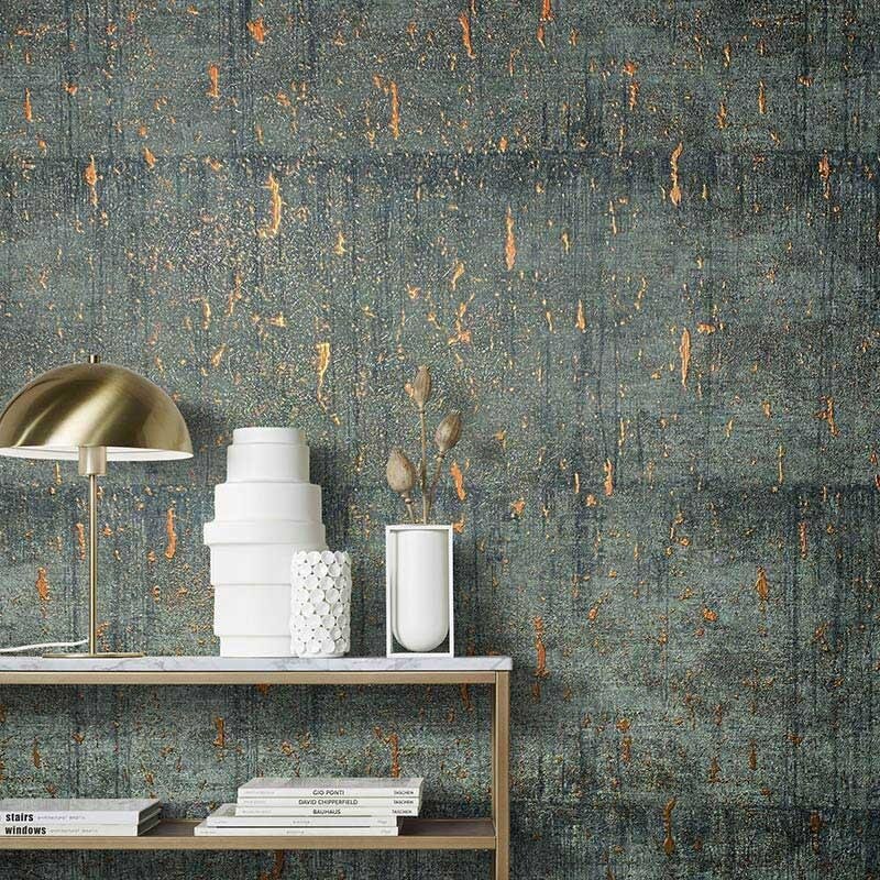 Tapete Schwarz, Anthrazit Marburg Vliestapete (85751)