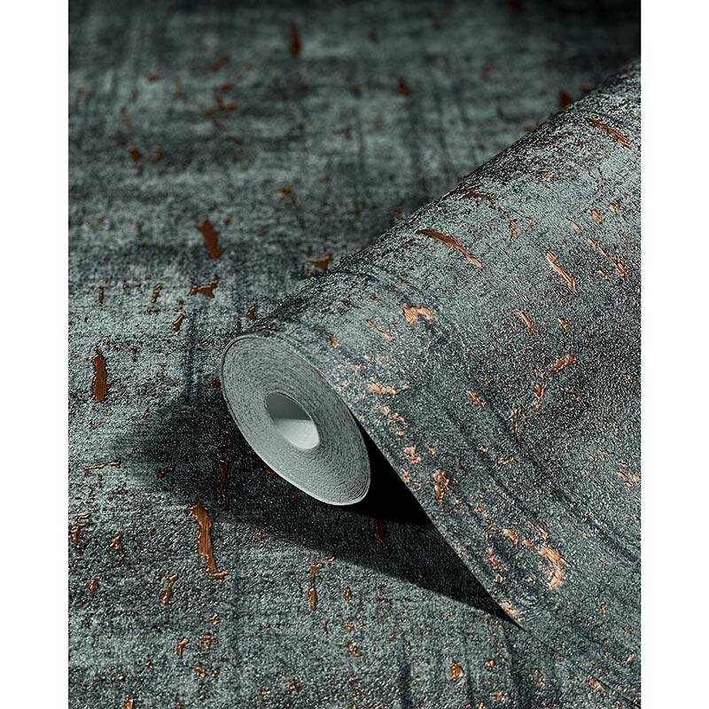 Tapete Schwarz, Anthrazit Marburg Vliestapete (85751)