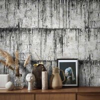 Tapete Grau, Silber Marburg Vliestapete (85748)