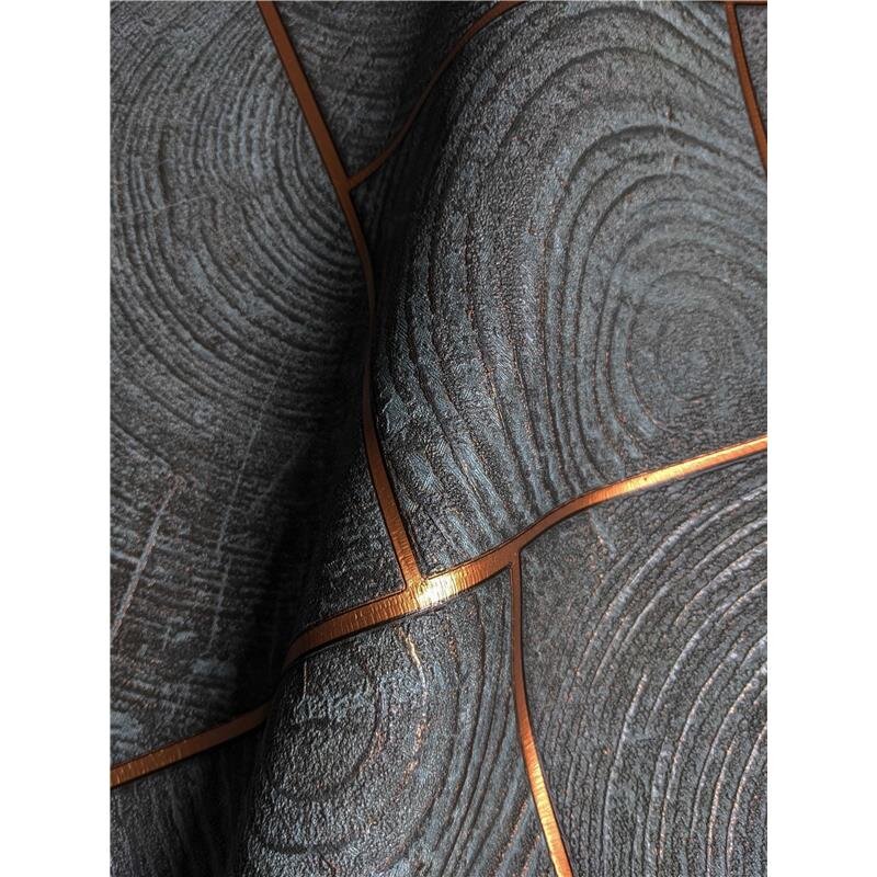 Tapete Schwarz, Anthrazit Marburg Vliestapete (85744)