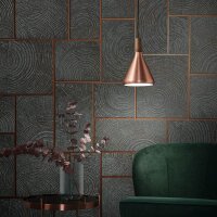 Tapete Schwarz, Anthrazit Marburg Vliestapete (85744)