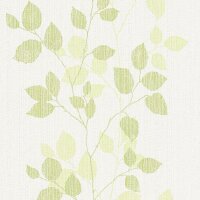 Tapete Gr&uuml;n, Pastellfarben, Wei&szlig; innova...