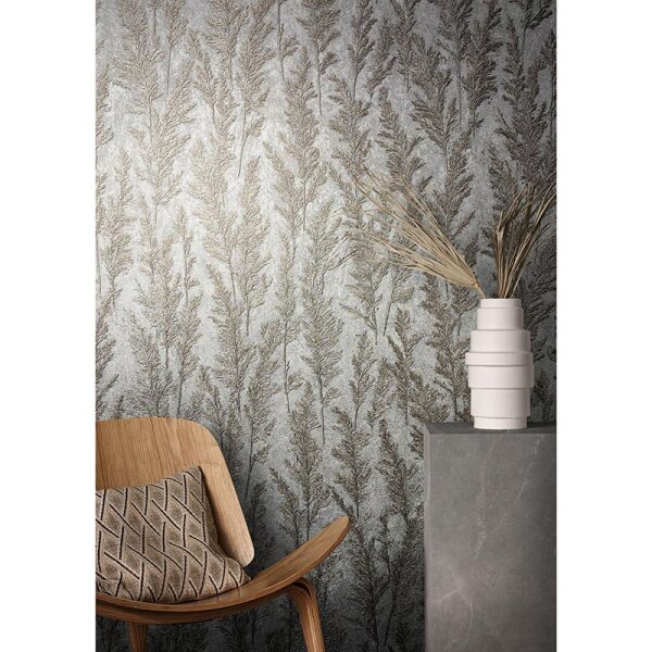 Tapete Grau, Silber Marburg Vliestapete (85733)