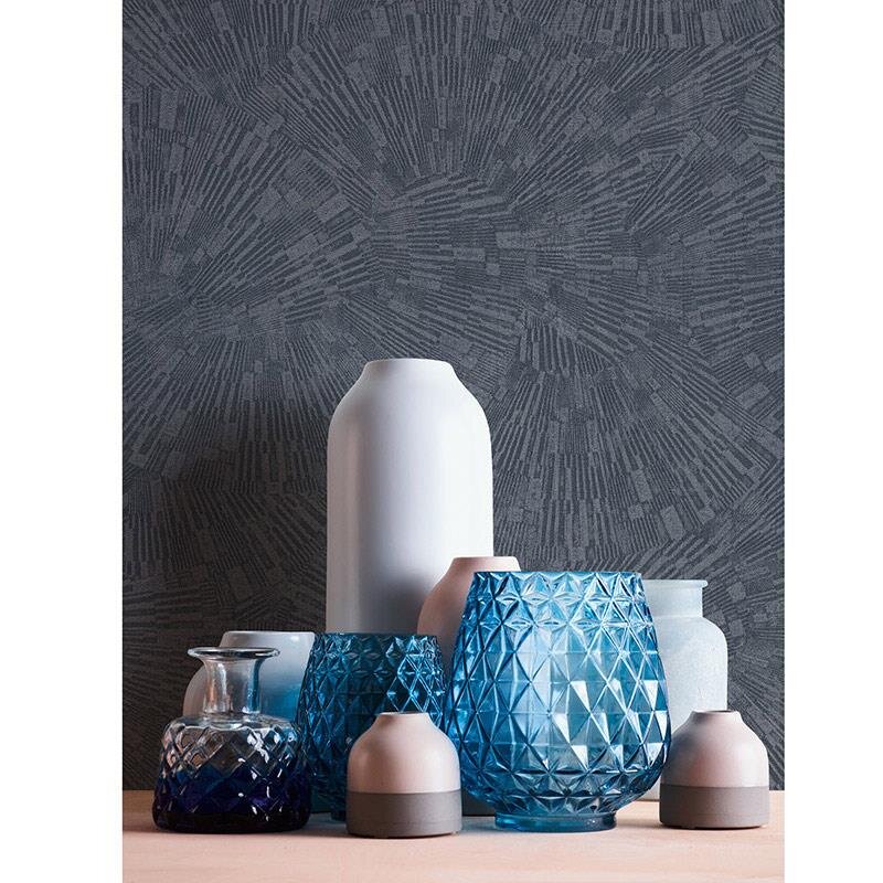 Tapete Blau, Grau, Silber livingwalls Vliestapete (382032)