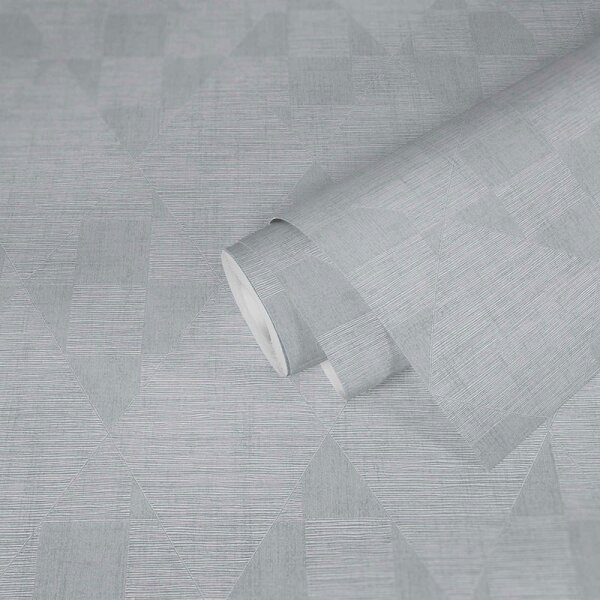 Tapete Grau, Silber, Weiß livingwalls Vliestapete (381962)