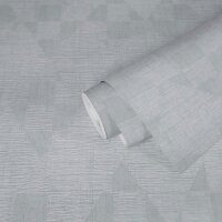 Tapete Grau, Silber, Wei&szlig; livingwalls Vliestapete...