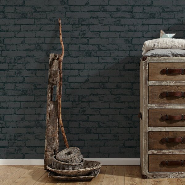 Tapete Schwarz, Anthrazit Michalsky Living Vliestapete (907882)