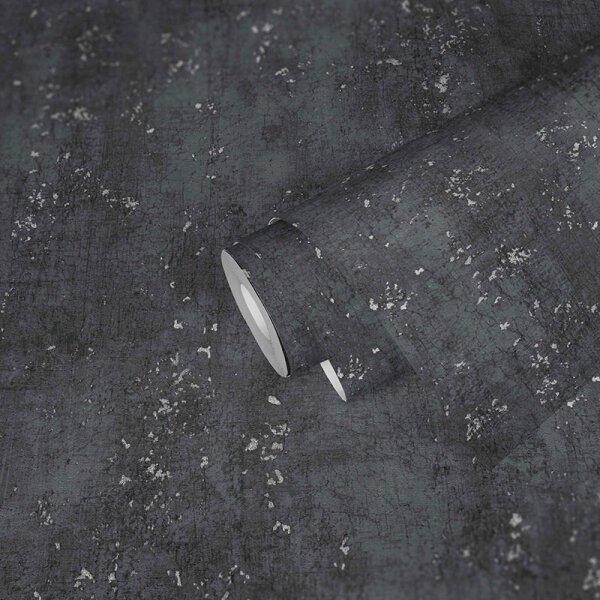 Tapete Schwarz, Anthrazit livingwalls Vliestapete (378404)