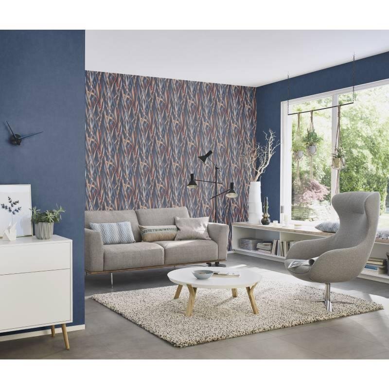 Tapete Blau Rasch Vliestapete (330106)