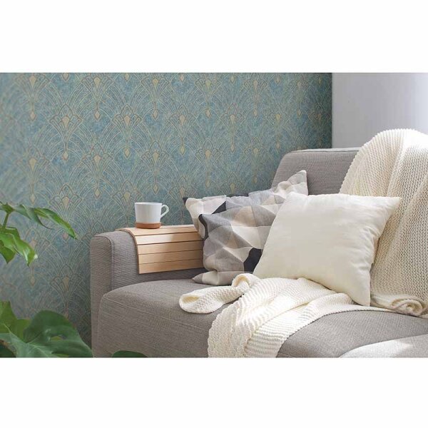 Tapete Blau, Grün livingwalls Vliestapete (380942)