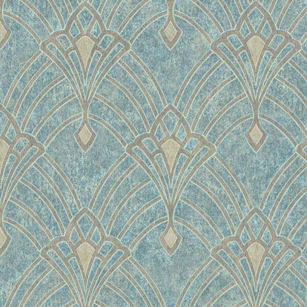 Tapete Blau, Grün livingwalls Vliestapete (380942)