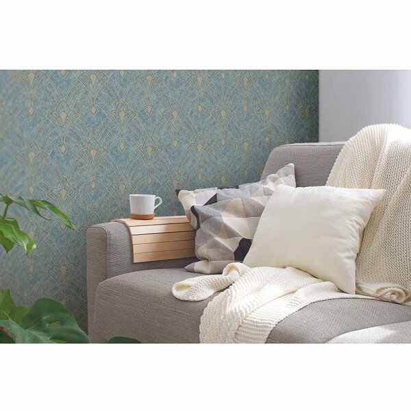 Tapete Blau, Grün livingwalls Vliestapete (380942)