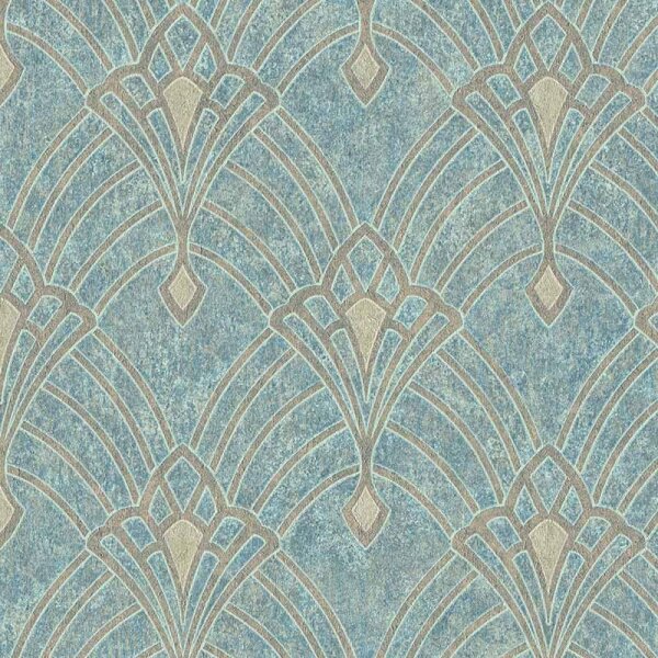 Tapete Blau, Grün livingwalls Vliestapete (380942)