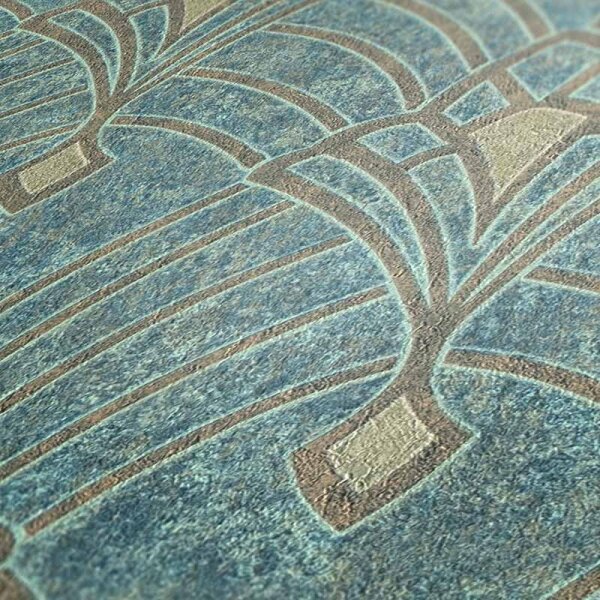 Tapete Blau, Grün livingwalls Vliestapete (380942)