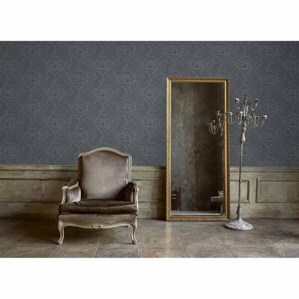 Tapete Schwarz, Anthrazit livingwalls Vliestapete (380924)