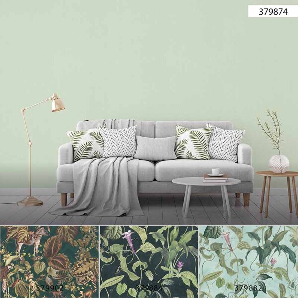 Tapete Grün, Pastellfarben Michalsky Living Vliestapete (379874)