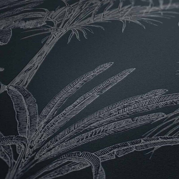 Tapete Schwarz, Anthrazit Michalsky Living Vliestapete (379832)