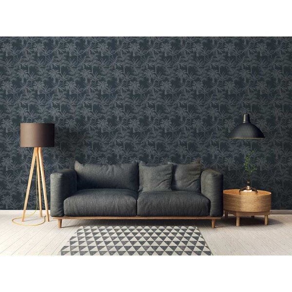 Tapete Schwarz, Anthrazit Michalsky Living Vliestapete (379832)